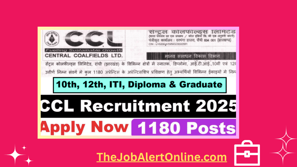 Central Coalfields LTD Recruitment 2025