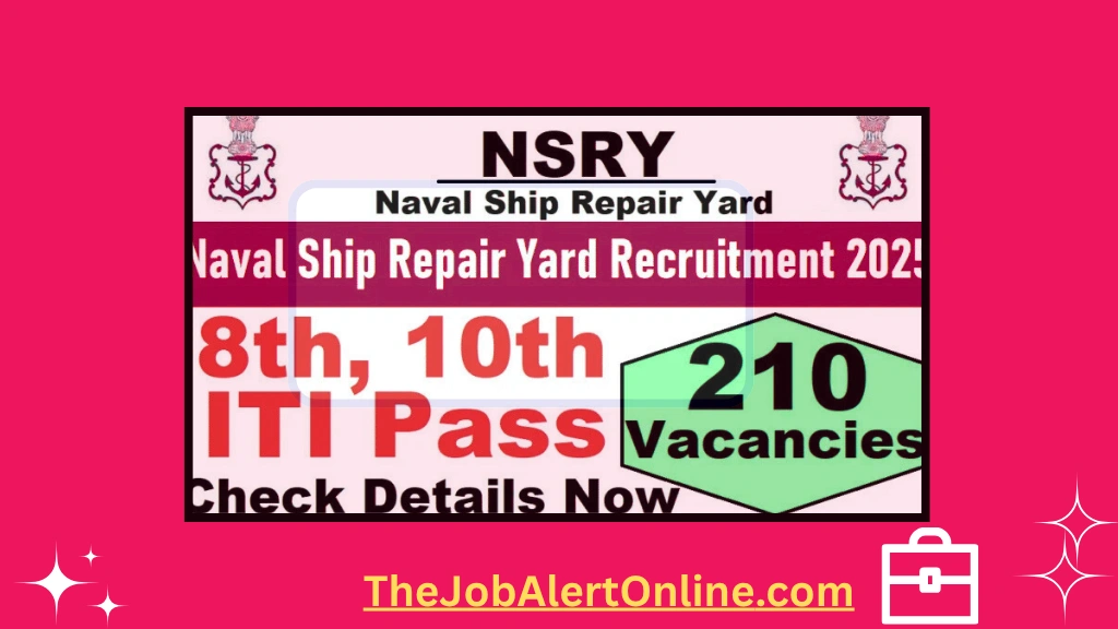 Naval Ship Repair Yard Recruitment 2025