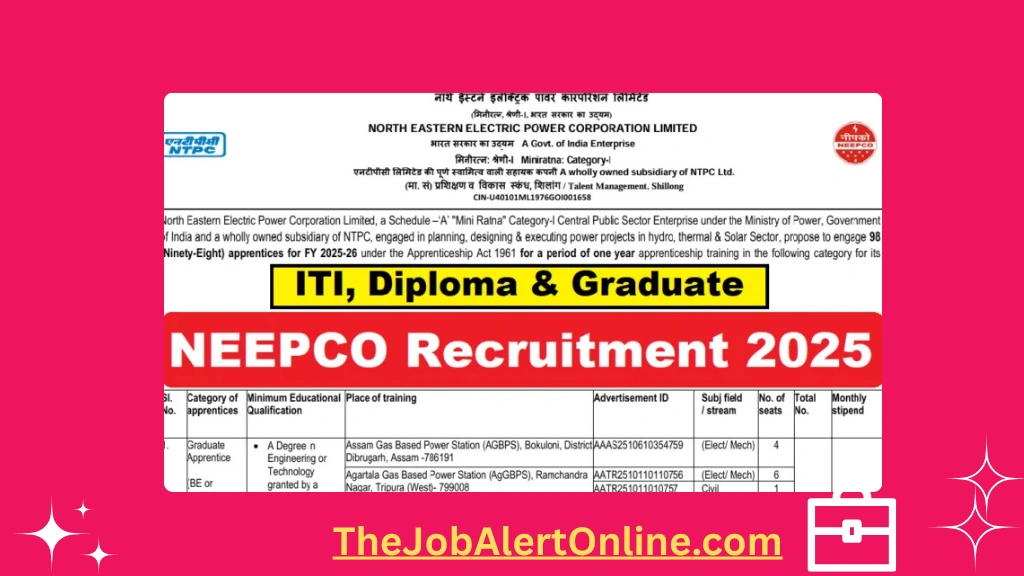 NEEPCO Recruitment 2025