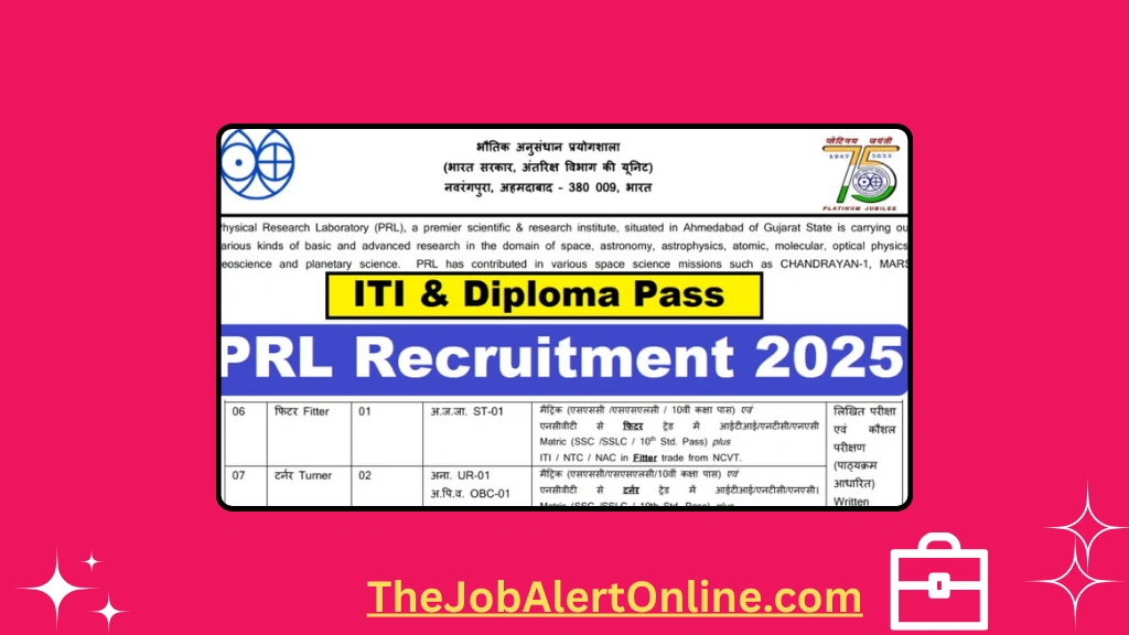 PRL Recruitment 2025